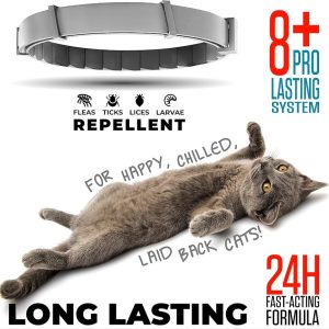 Flea and Tick Prevention for Cats – Adjustable – One Size Fits All